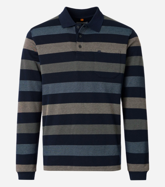 Polo gestreift